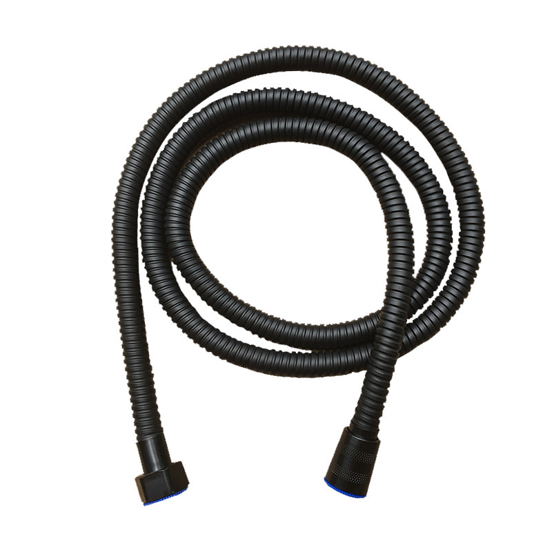 Black Warrior cabezal de ducha de mano negro de cinco engranajes de mano de gran superficie rociado presurizado cabezal de ducha traje de boquilla de Ducha