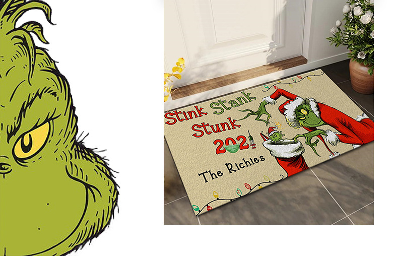 圣诞地垫,跨境地垫,入户门垫,礼品垫