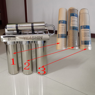 Zhongmai Yixin Water Purifier Filter Element ZMBJ03 Type Second Generation Water Machine Filter Element Universal PP Cotton Activated Carbon STBM