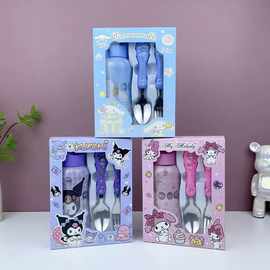 888 厂家直销儿童卡通水杯餐具组合套装ZC-888现货可支持产品热