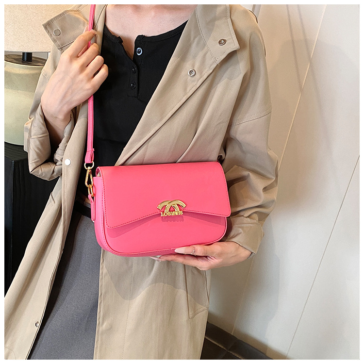 Fashionable and versatile small square bag, new autumn and winter style work and commuting bag, women's bag, simple single-shoulder bag, women's crossbody bag undefined