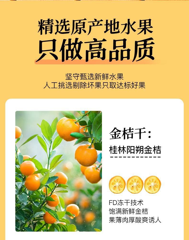 Kumquat Snow Pear Orange Fruit Tea Bags Freeze Dried Cold Brew 2 Pack 96g key features