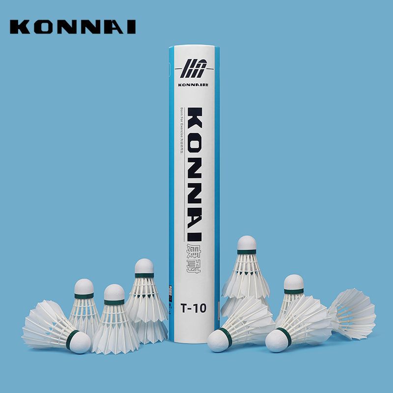 KONNAI T10 principiantes principiantes resistencia al juego universidad campus educación física fábrica de bádminton comercio mayorista
