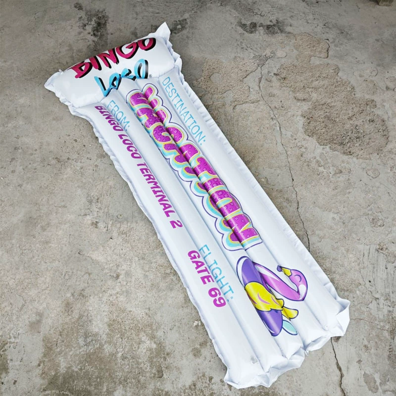 Производитель предлагает индивидуальные надувные ПВХ матрасы для взрослых, плавучие кровати для отдыха и рекламных акций.