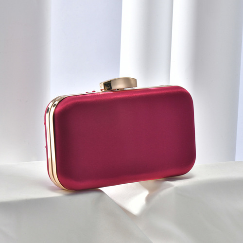 European and American dinner bag pleated clutch bag elegant cheongsam bag dinner party party dress bag retro banquet bag