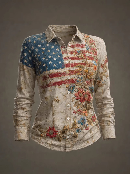 Spring retro shirt