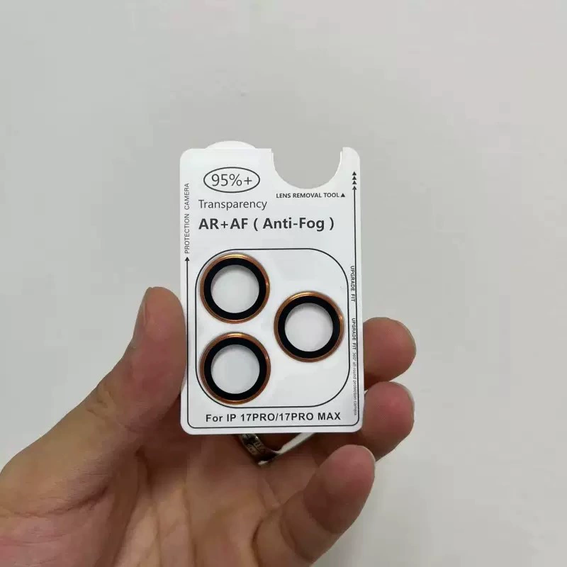 Camera Lens Protector (Apple iPhone 17/16/15 series), AR+AF Anti-Fog Film, Multi-Color