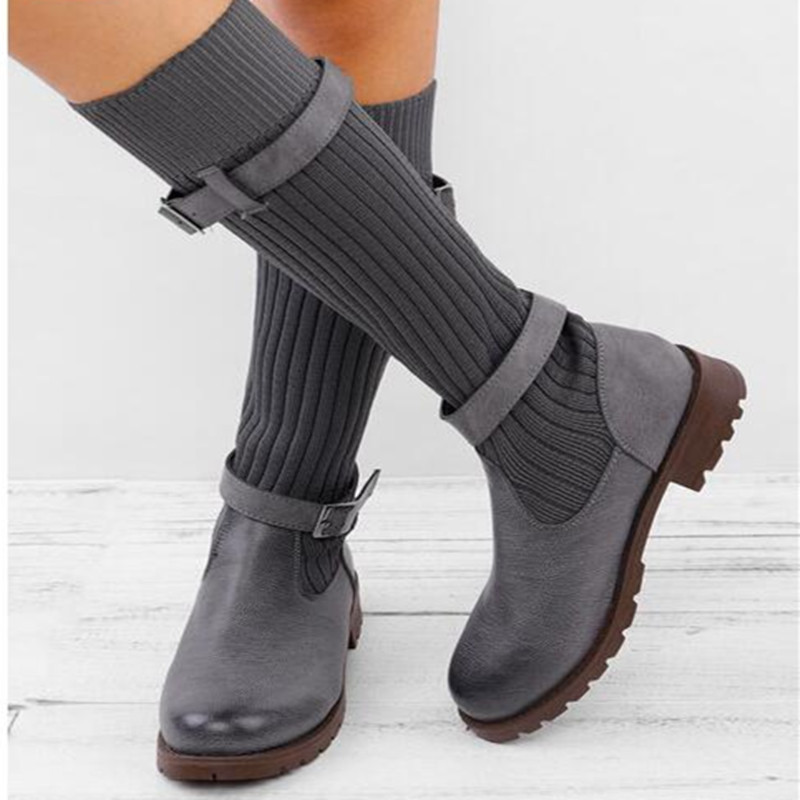 Women's Streetwear Solid Color Round Toe Classic Boots display picture 3