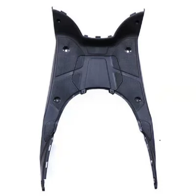 Electric vehicle fender – shell with decorative patterns - black-footrest