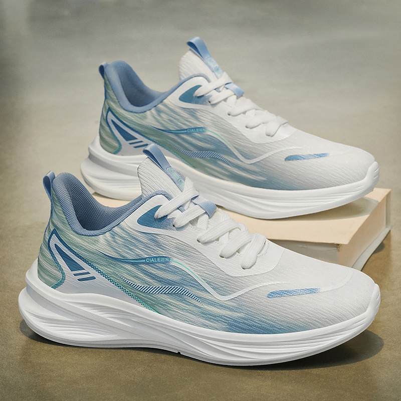Zapatos de hombre de verano nuevos zapatos de malla transpirables, zapatos de hombre antideslizantes y resistentes al desgaste para correr al aire libre zapatos casuales