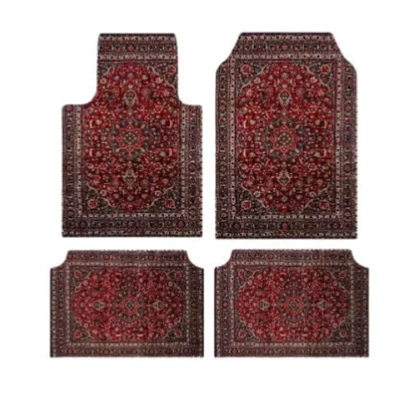 Avtomobil döşəmə paspasları, national wind car dirt-resistant - cross-border-floor-mats-29-3045cm-two-piece-set-for-rear-seat
