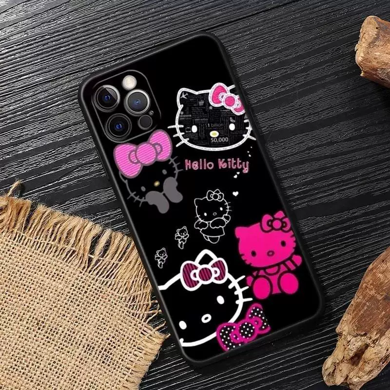 Apple, милый чехол для телефона Hello Kitty, совместимый защитный чехол, чехол для iPhone