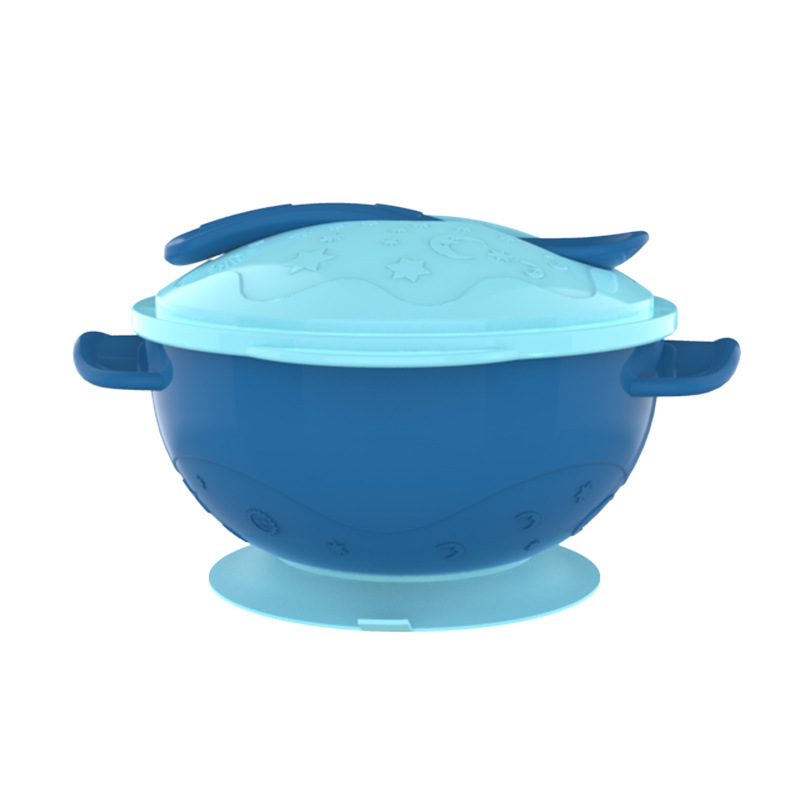 儿童碗批发 宝宝辅食碗母婴幼儿耐摔吸盘餐碗勺套装OME定制礼赠品