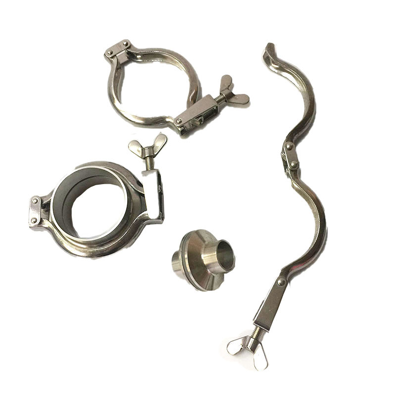 304不锈钢冲压卡箍快装抱箍规格1-4寸轻便快捷耐腐防锈通用