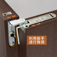 Invisible door hinge, heaven and earth axis hinge, hidden door, wooden door, swing door, three-dimensional adjustable heavy-duty upper and lower shaft