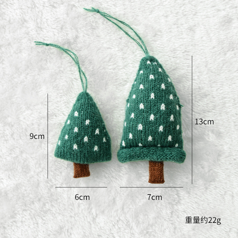 クロスボーダー新製品クリスマス装飾ウールミニクリスマスツリーペンダントクリスマス装飾クリスマスギフト|undefined