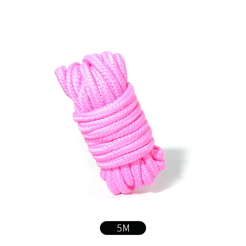 Cereza SM serie boca bola cadena de tracción cuerda de algodón cinta de amor mano mano y pie atar mano latigazo de cuero cabeza cubierta máscara image 10