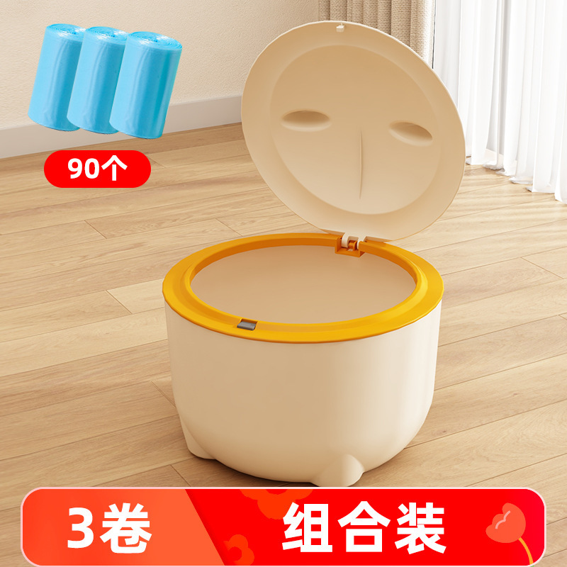 El nuevo bote de basura para mascotas evita que las mascotas se volteen, limpia y desodoriza la arena para gatos con tapa, suministros para botes de basura para perros al por mayor