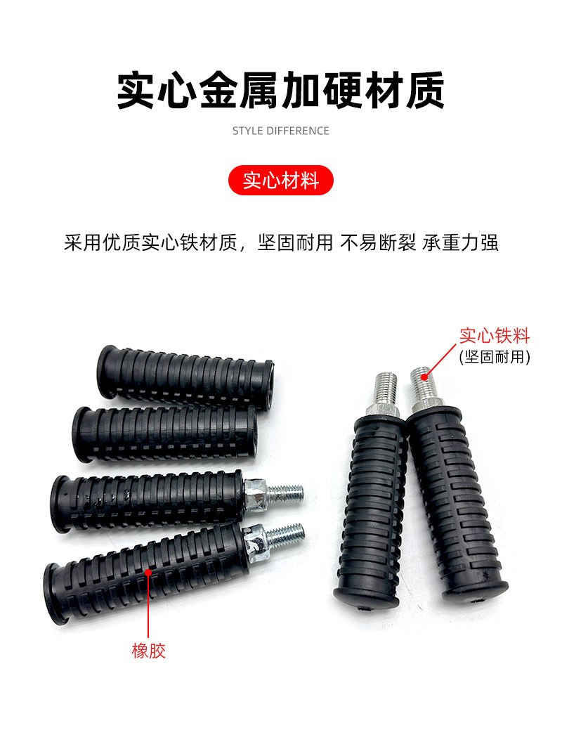 Aluminum Alloy Mid-Axis Flow Blocker Universal Pedal Accessory for Niu Gt6/B2/Co/F0/U2 Electric Scooters