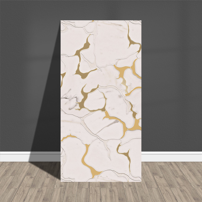 Fábrica de suministro directo de imitación de mármol azulejos de pared autoadhesivo a prueba de agua a prueba de humedad pegatinas de pared suministro transfronterizo placa de plástico de aluminio