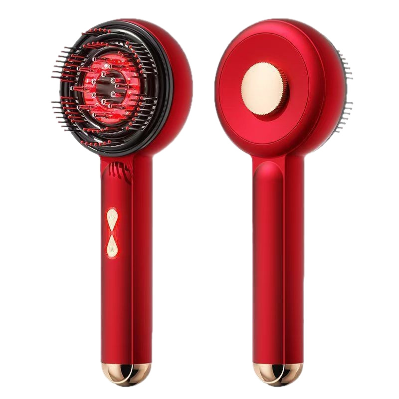 Pein de masaje eléctrico transfronterizo EMS microcorriente para la medicina de la cabeza Pein de masaje eléctrico de luz roja Pein de guía líquida para el cuidado del cabello