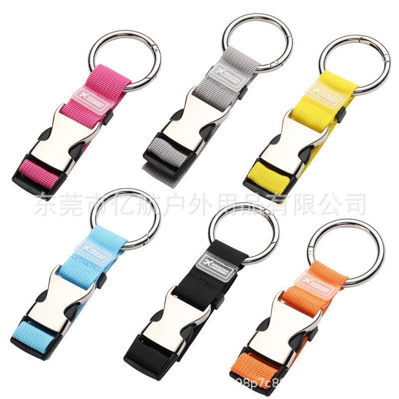 Luggage Jacket Jacket Anti-lost Lanyard Suitcase Backpack Hanging Ring with Multi-functional External Portable Luggage Pendant