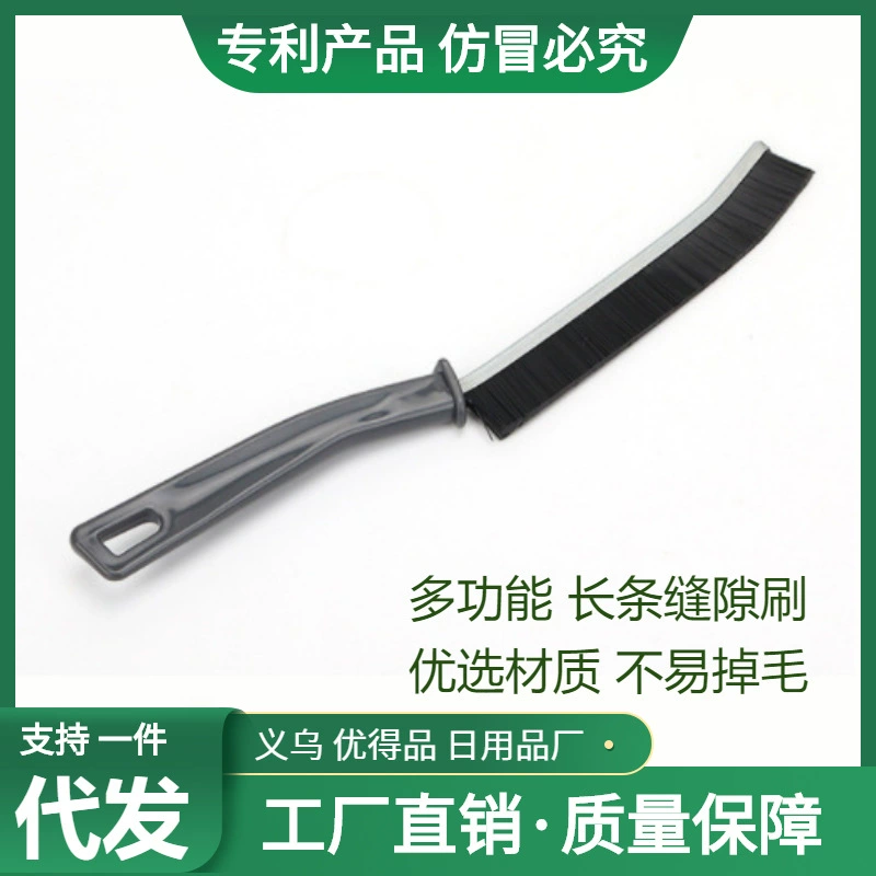 Ванная комната с длинной ручкой Щетка с длинной полосой для зазора Кухонная плитка Очистка мертвого угла Многофункциональная настенная щетка для пыли с зазор для окна