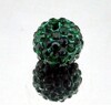 30 colors 10mm straight -hole full drill AB soft pottery drilling ball, fragrant Paradon double -hole white black red beads