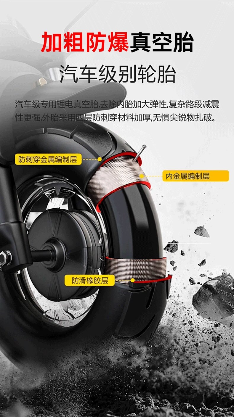 Suitable for construction workers, electric scooters for adults, foldable electric vehicles for ride-hailing, lightweight and portable for men and women, lithium battery-powered