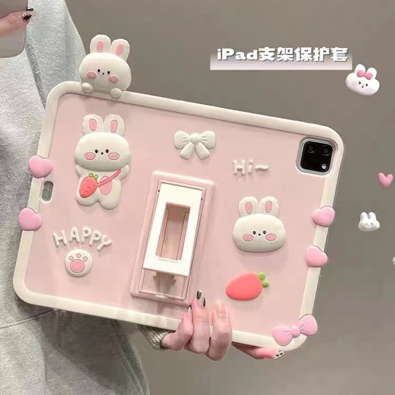 Carrot Rabbit Suitable for Ipad2025 New 10Th Generation Protective Cover Tablet Pro11 Stand 10.2inch