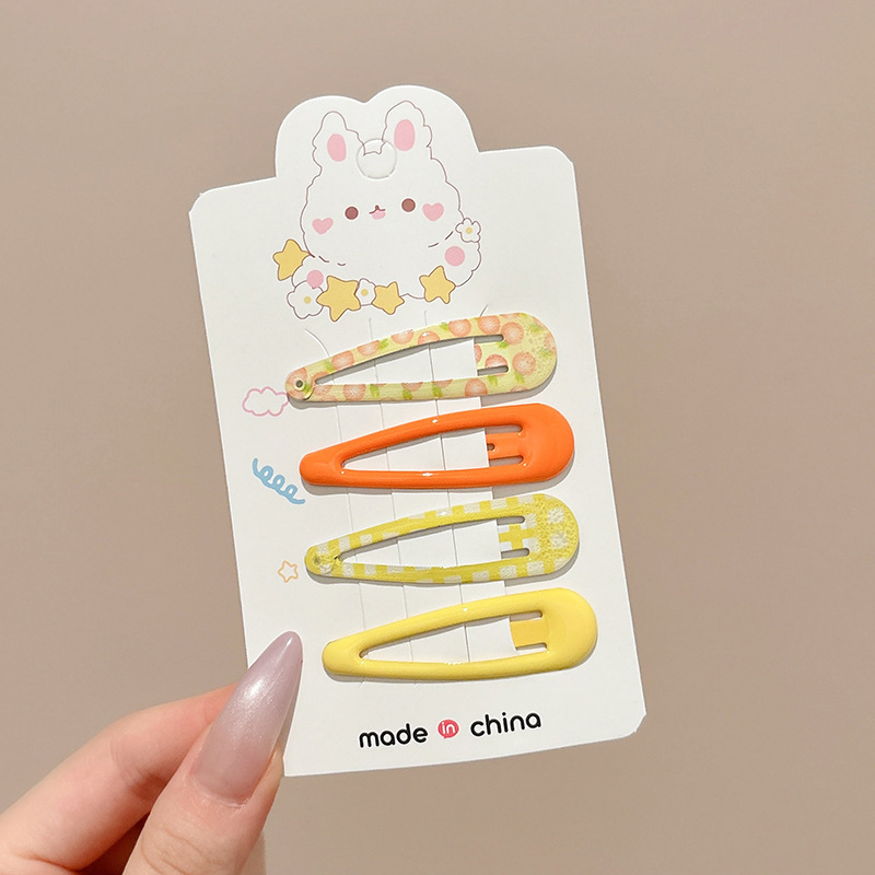 Horquilla de estrella colorida de dopamina, accesorio para el cabello para niños, horquilla con clip de flequillo lateral bonito para niñas, adorno para el cabello con clip BB.