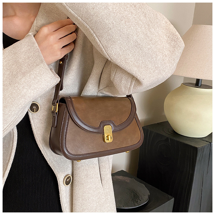 Women's Crossbody Bag Contrast Colour Small Square Shoulder Bag_voghion.com