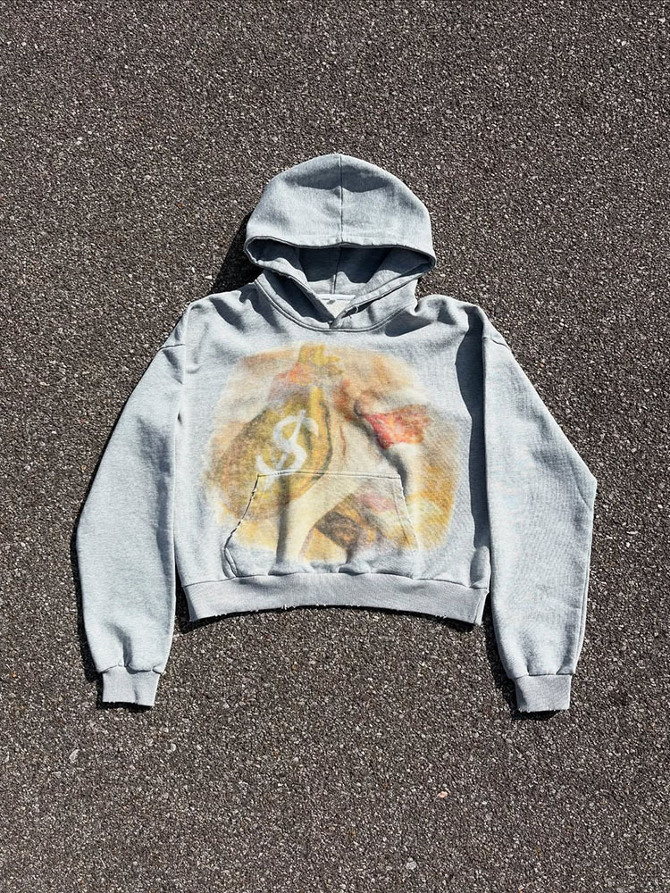 Felpa con cappuccio e zip Alien Graphic – Pullover streetwear unisex (vestibilità oversize, rosso/grigio, XS-5XL)_voghion.com