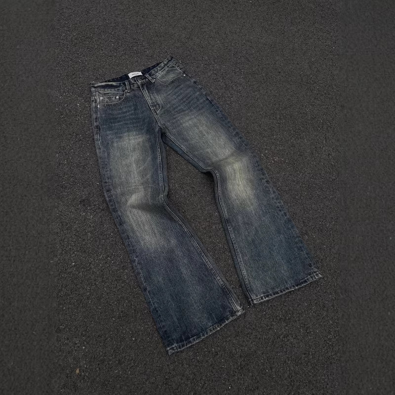 2025 Japan Okayama Bamboo Festival Sunset Gradient Washed Vintage Leg-Slimming Bootcut Flared Loose Jeans 2025 Japan Okayama Bamboo Festival Sunset Gradient Washed Vintage Leg-Slimming Bootcut Flared Loose Jeans