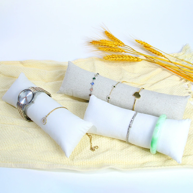 Оптовая многоразмерная фланелевая подушка, коробка для часов, внутренняя подушка, коробка для упаковки ювелирных изделий, Маленькая подушка, браслет, подставка для дисплея