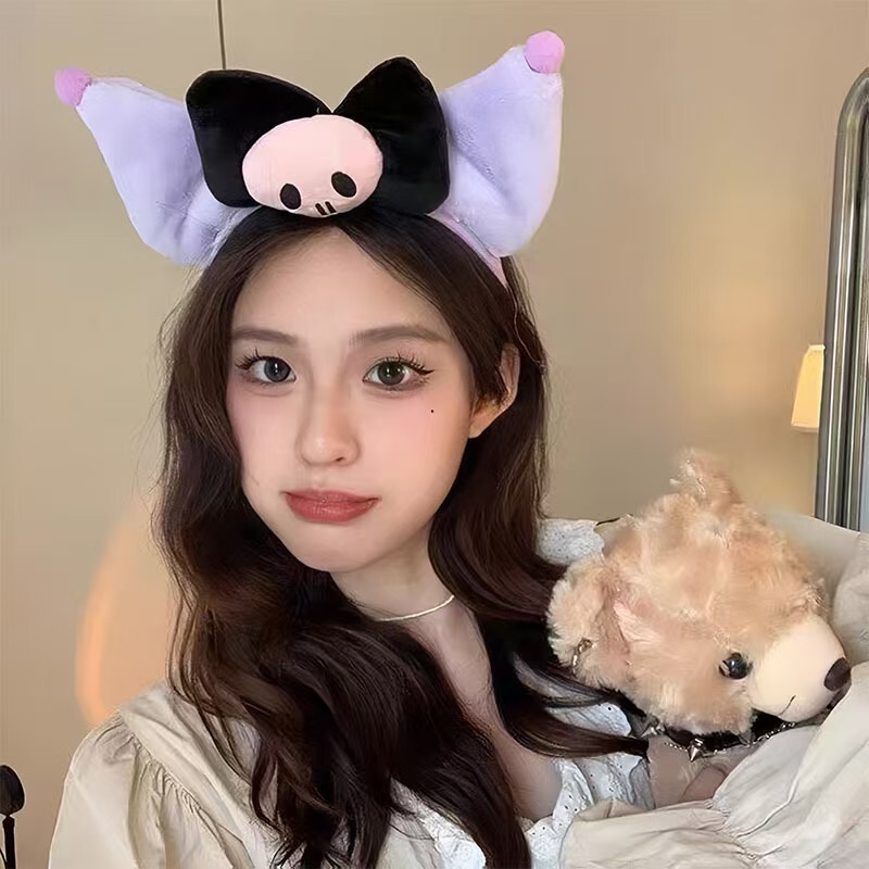 遊園地の女の子のかわいいぬいぐるみパンダフィーベア耳カチューシャ女性の写真ヘアピン洗顔カチューシャヘアアクセサリー|undefined