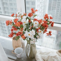 Wholesale Sunflower and Peony Decorative Artificial Plants for Weddings, Cross-border E-commerce, Green Plants, INS Style, Model YC1031