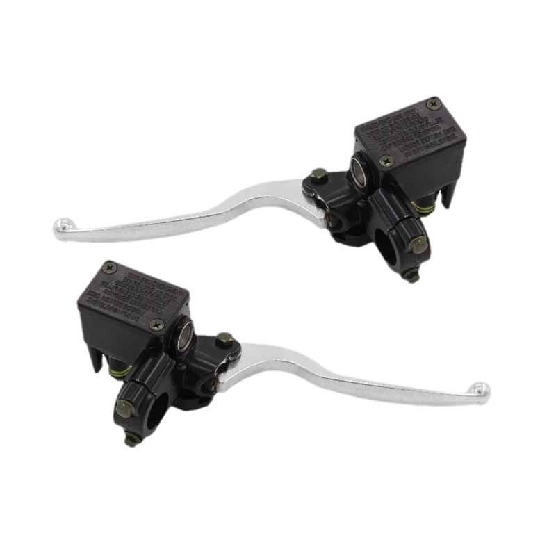 Coche eléctrico chico guapo bomba de freno delantero y trasero hidráulico mango de freno de aceite pedal motocicleta bomba de freno de disco pinza bomba de aceite