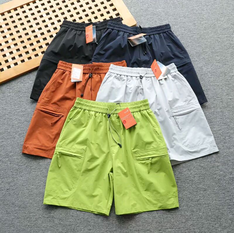 Japanese-Style Summer Unisex Outdoor Lightweight Breathable Sports Multi-Pocket Zippered Workwear Casual Straight-Leg Shorts Japanese-Style Summer Unisex Outdoor Lightweight Breathable Sports Multi-Pocket Zippered Workwear Casual Straight-Leg Shorts