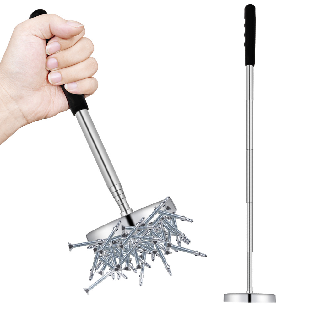 Magnetostrictive magnet picker handheld magnetic rod lengthened 1 meter industrial salvage auto repair tool