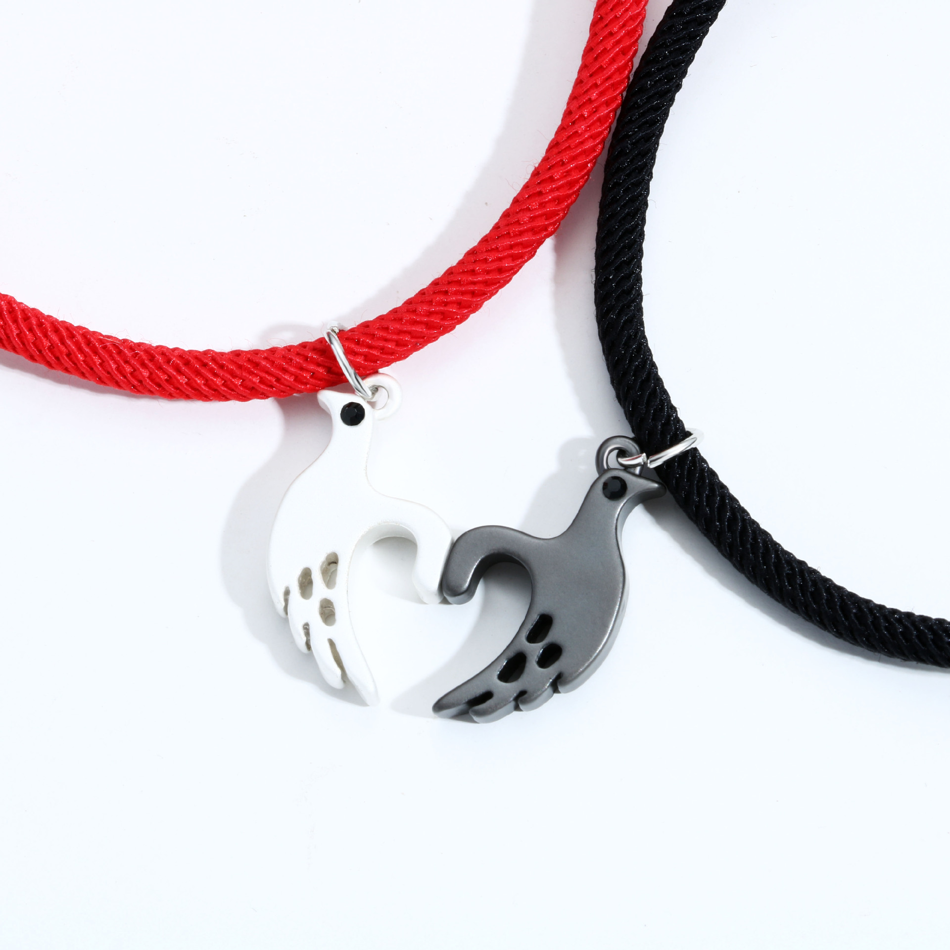 Simple Style Streetwear Bird Alloy Valentine's Day Couple Bracelets display picture 1