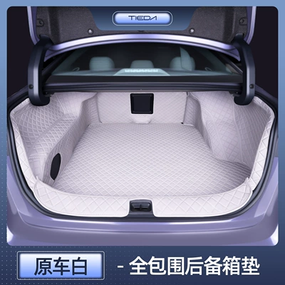 Suitable for 26 Models of Nissan Teana, Full-Coverage Trunk Mat, Special Modified Interior Car Trunk Mat for Nissan Teana (Trunk Mat) - original-car-white-all-inclusive-trunk-mat-nissan-teana-26-models