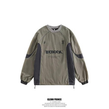 【潮牌】印花秋冬卫衣男2024年春秋季韩版新款圆领宽松上衣chic港