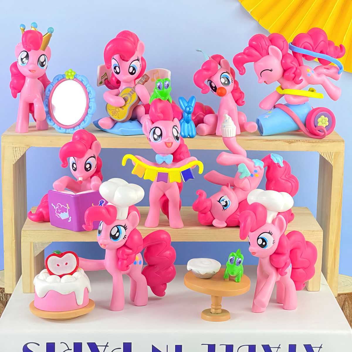 彩虹小马宝利碧琪手办盲盒公仔烘焙甜品台蛋糕扭蛋娃娃机玩具摆件