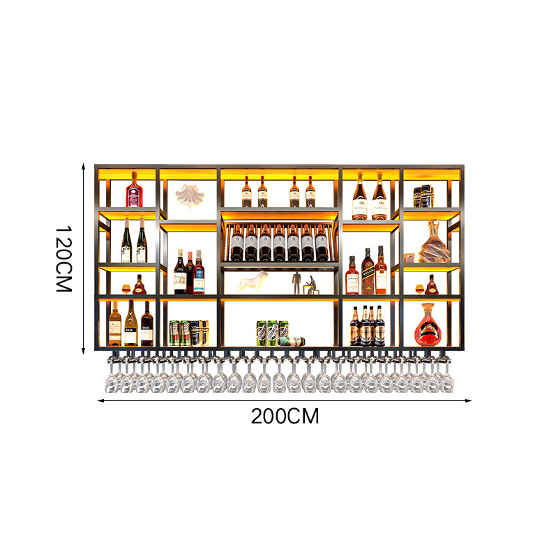 램프가있는 블랙 200*20*120