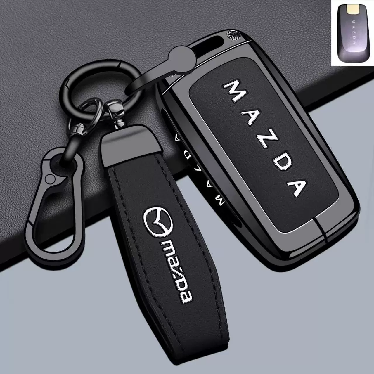 Подходящие для Mazda EZ60 чехол ключа 25/26 модели Mazda EZ-6 новый EZ6/EZ-60 автомобильная сумка застежка