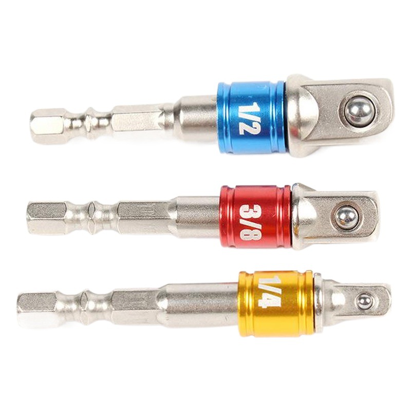 3 unids color cinturón de seguridad bead biela universal manga biela ad biela con bola de acero 1/2 1/4 3/8