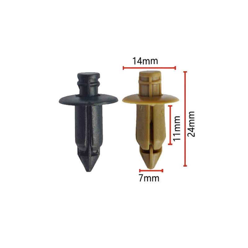 Accesorios del coche de plástico piercing remache extensión Cubierta Espesor parachoques tronco aislamiento acústico clip algodón P01