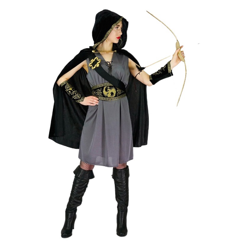 Las mujeres adultas de Europa Grand theft Hunter traje Cosplay mujeres arqueros etapa traje de rendimiento