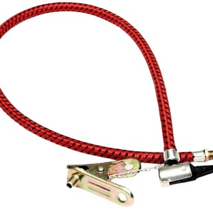 Car Inflator Air Pipe Accessories Old-Fashioned Bicycle Bicycle Motorcycle Electric Vehicle Red Air Pipe Soft Wholesale